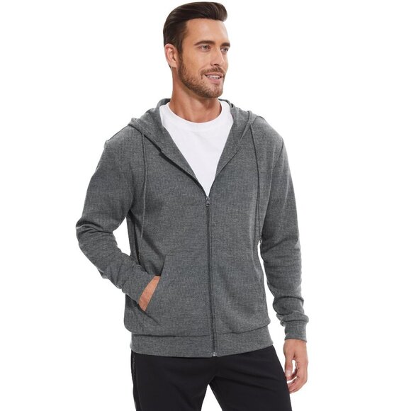 Lightweight Zip Up Hoodie Slim Fit Classic Minimal Oversized Y2K Style
